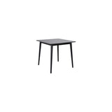 Viken 80x80+30 cm cm Svart Ask Melamin Tillägsskiva
