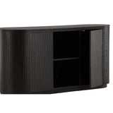Fjällbacka TV-bänk Black, 48 x 80 x 160