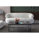 Quadra 3-sits soffa Vit