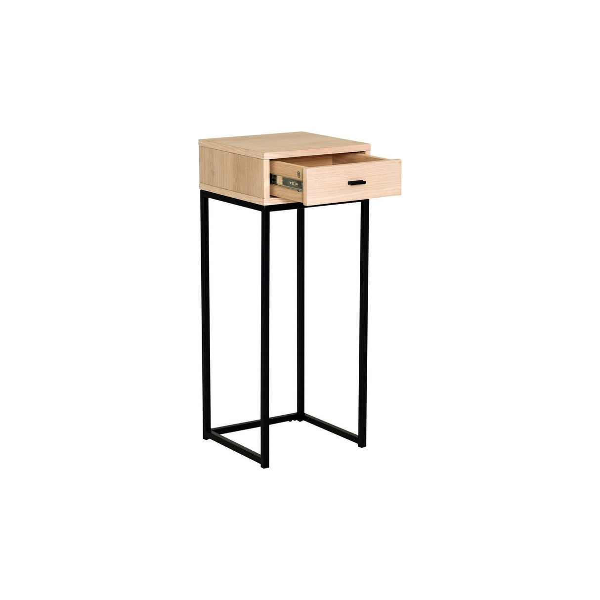 Regal Sängbord Vitpigmenterad Ek, 75 cm