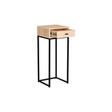 Regal Sängbord Vitpigmenterad Ek, 75 cm