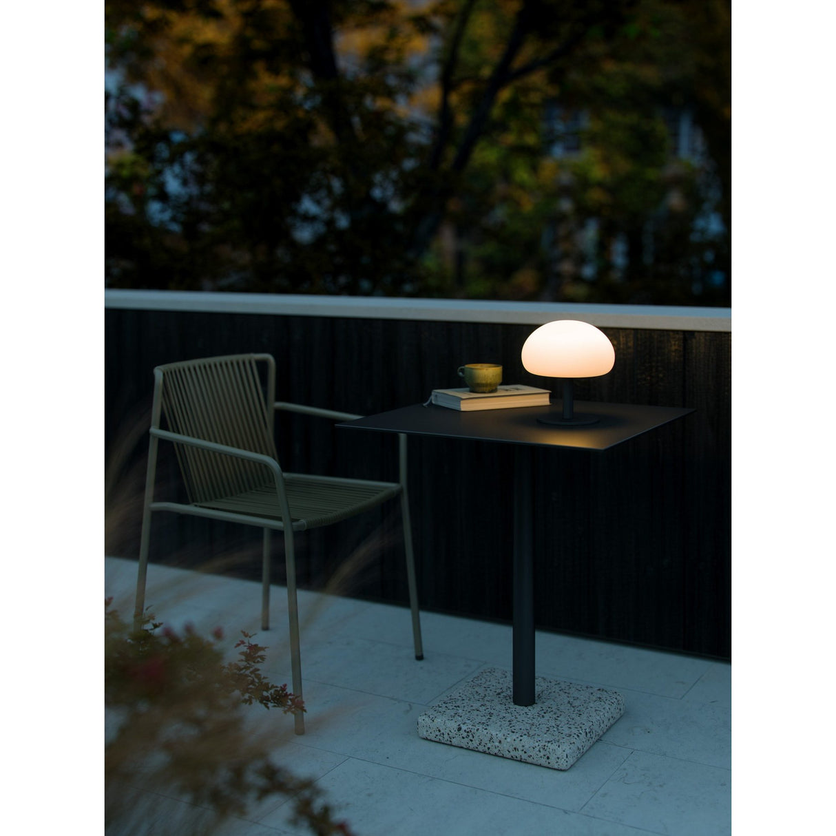 Uppladdningsbar Sponge Vit Bordslampa 20 cm