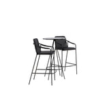 Bistro, Tvist Rund matgrupp Svart, Svart, ⌀60