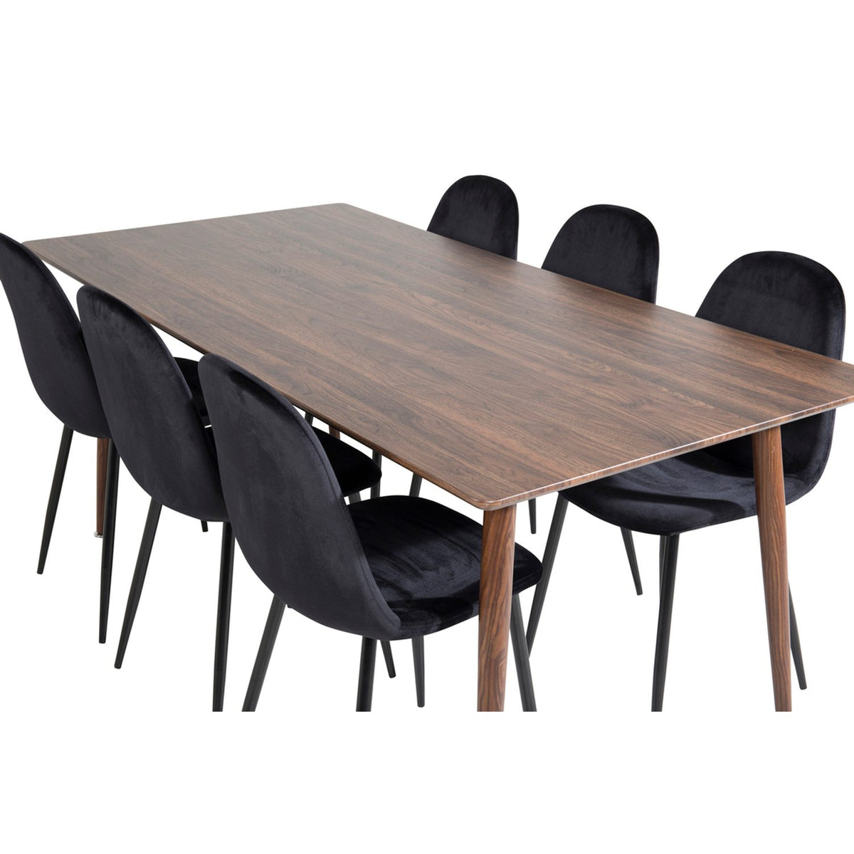 Rektangulär matgrupp