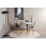 Plaza, Polar Rund matgrupp Natur, Natur, vit, ⌀100