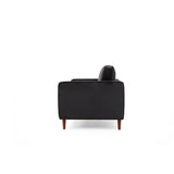 Verona (175 x 90 x 70 cm) 2-sitssoffa Svart ek