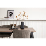Tempe, Modesto Rektangulär matgrupp Beige, Svart, Valnöt, 140 x 80