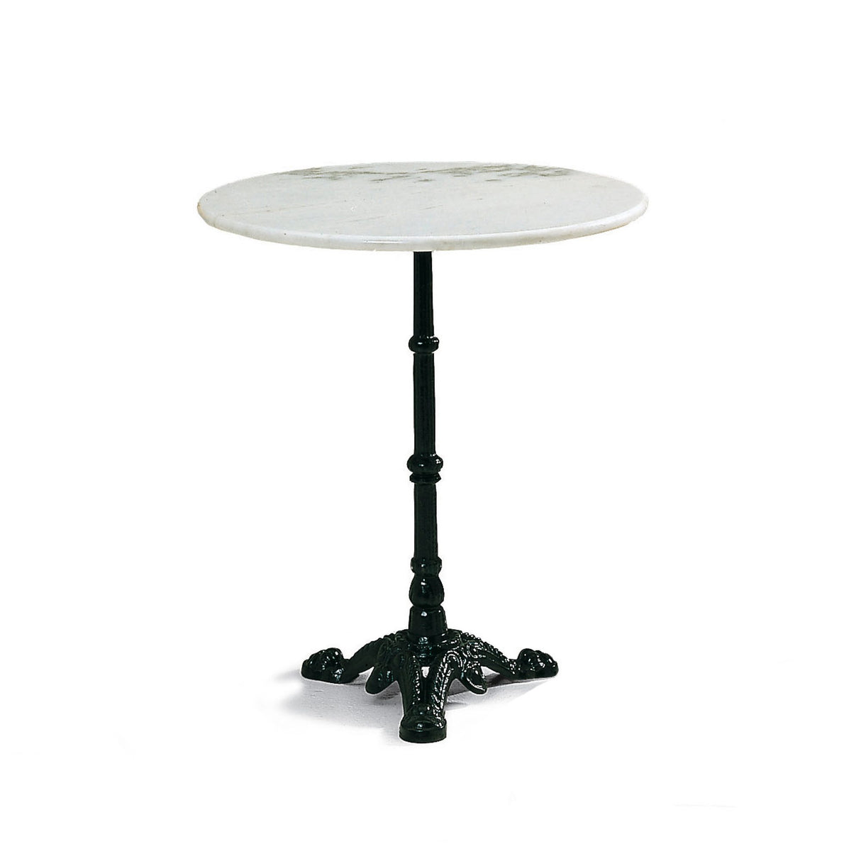 Glimminge Utebord Ø60 cm Vit/Svart