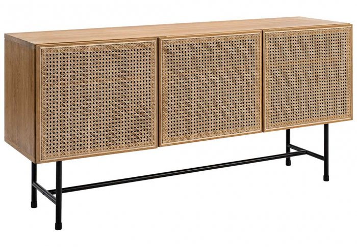 Racquet Sideboard Ek / Svart