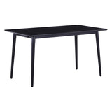 Viken 120x80 cm Svart Ask Melamin Matbord