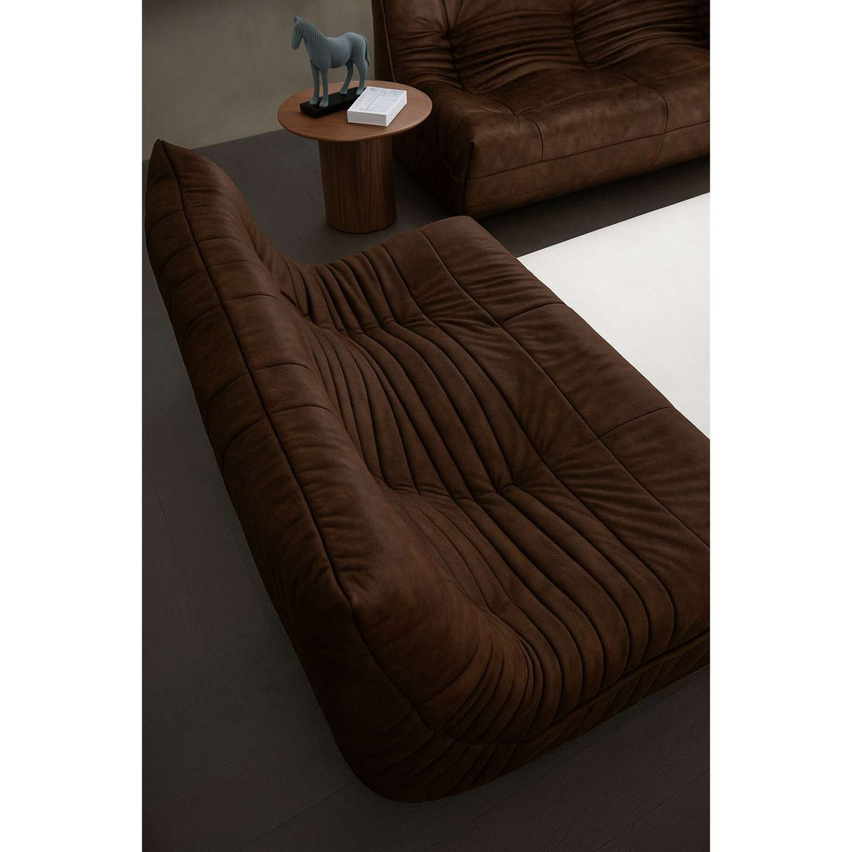 Liza 2-sits soffa Brun