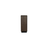 Napoli Piedestal Brunlackad Ek, 80 cm