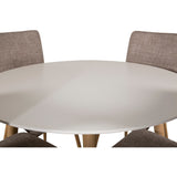 Plaza, Windu Rund matgrupp Natur, Natur, vit, ⌀100