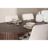 Härön, Leone Ovalt matgrupp Beige,Svart, Mocka, 200 x 90
