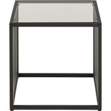 Auxerre Sidobord 40x40x40 cm Härdat glas