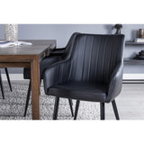 Slider, Comfort Rektangulär matgrupp Svart, Natur, 170 x 95