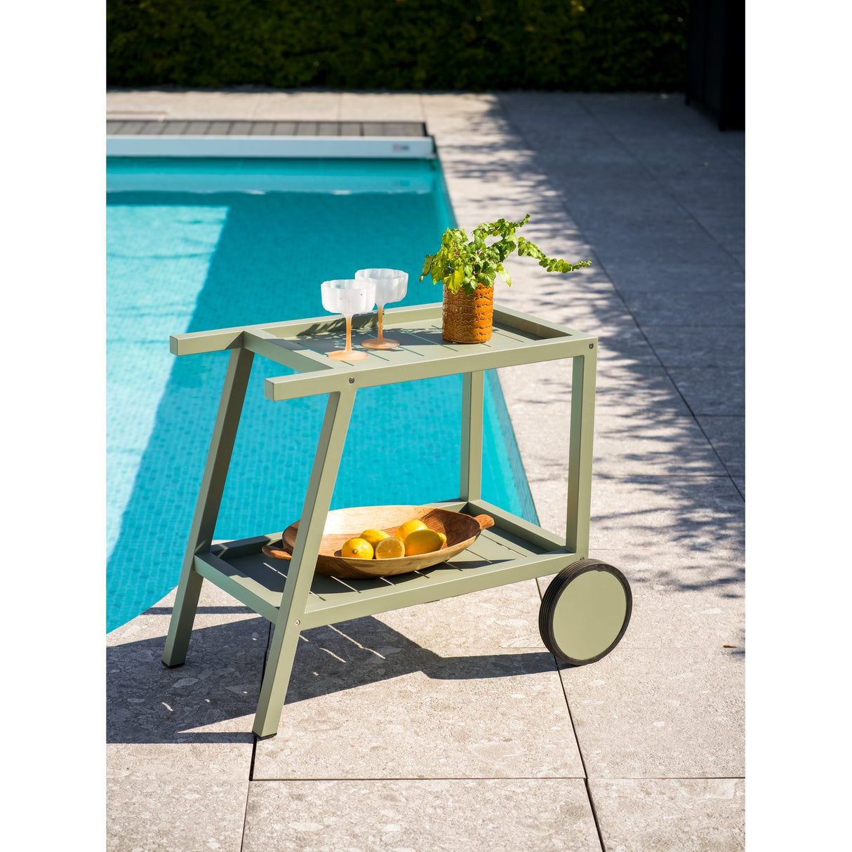 Samvaro Serveringsvagn Dusty Green
