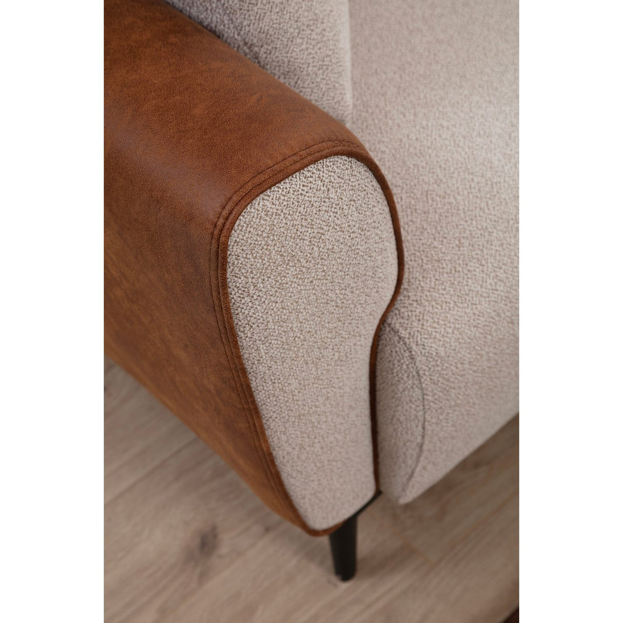 Minsk (215 x 85 cm) 3-sits bäddsoffa Beige kanel