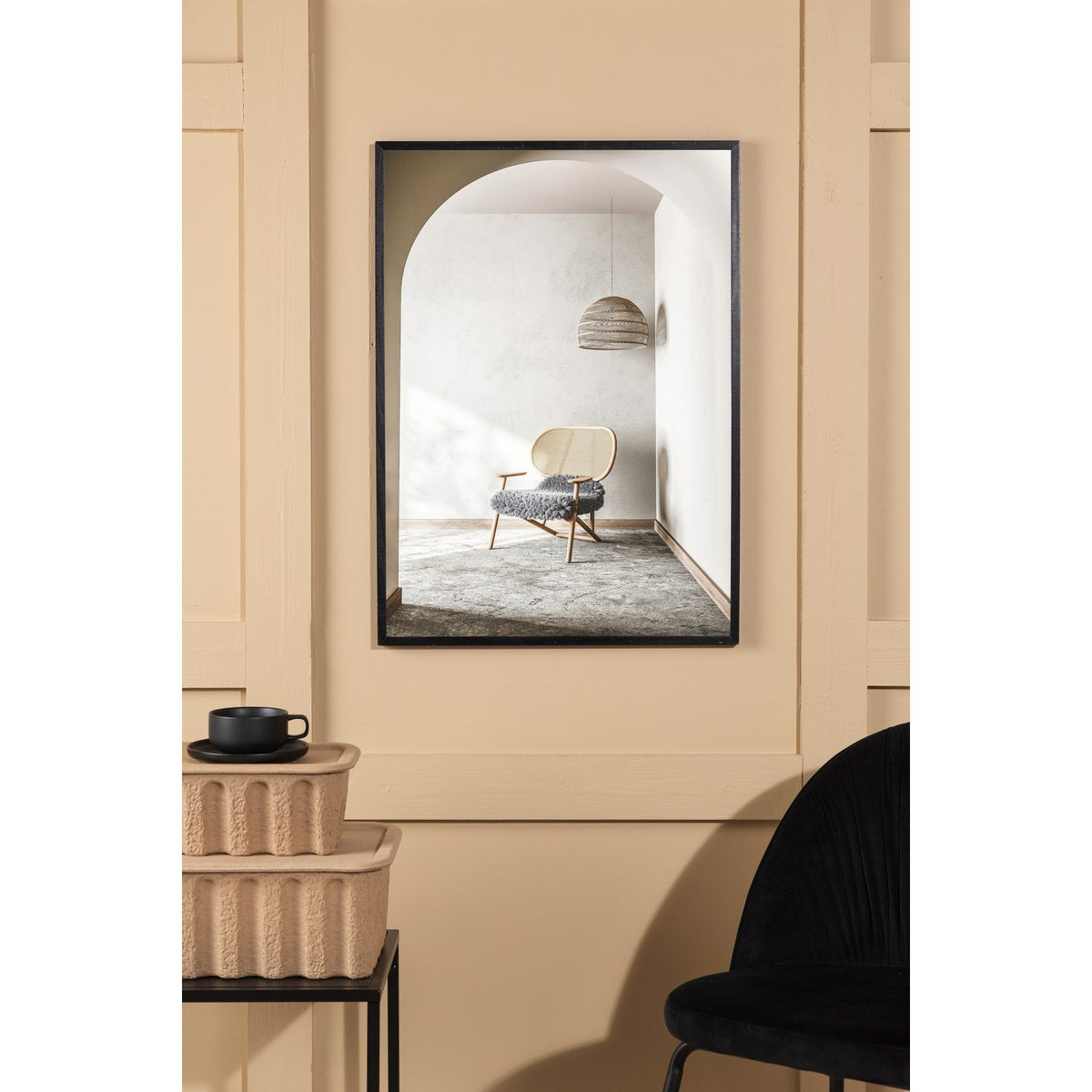 Loungefåtölj Poster Beige, 30 x 40 cm