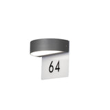 Monza HP-LED 2x4,5W Mörkgrå Vägglampa Ute