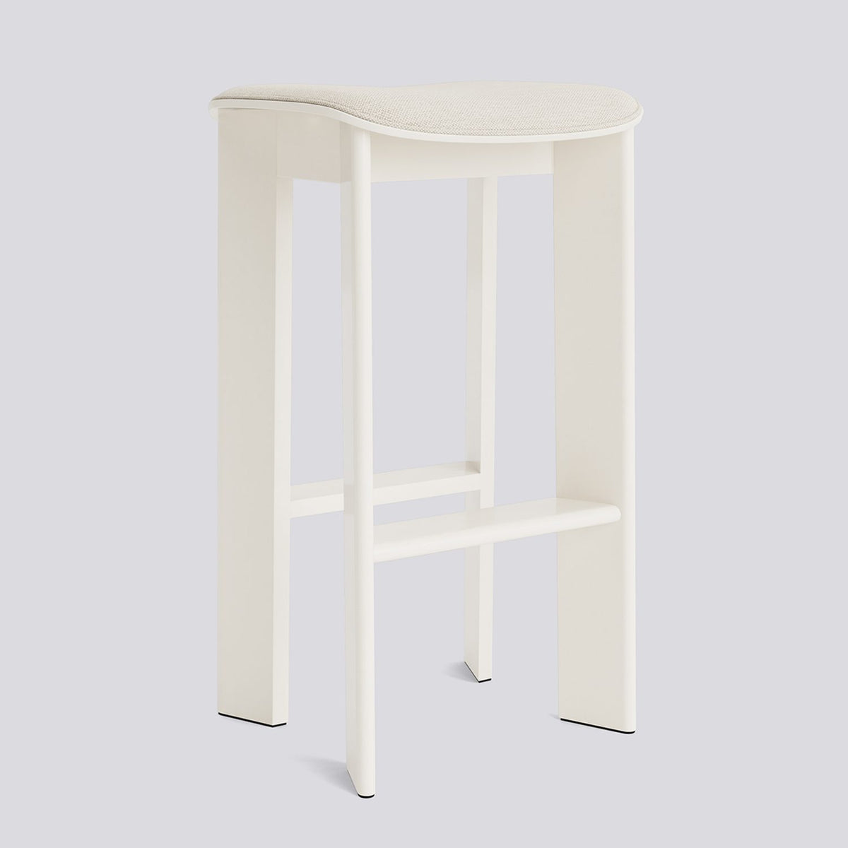 Chisel 30 75 cm Barpall Cream white – lackerad bokfaner, Mode 011