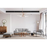 Eti Oak 3-sits (220 x 98 x 78 cm) 3-sitssoffa Grå