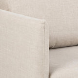 Milly 2-sits med schäslong Basel tyg Beige 24