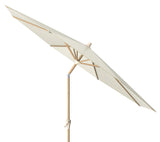 Riva Parasoll 250 cm Teak Look / Ecru