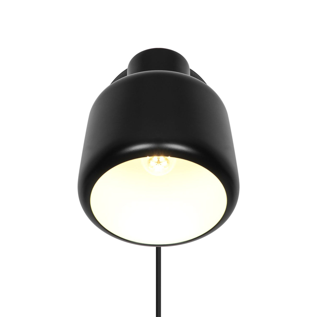Louella Svart Vägglampa