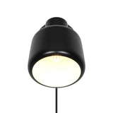 Louella Svart Vägglampa