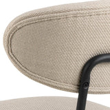 Istres Matstol Basel tyg Beige