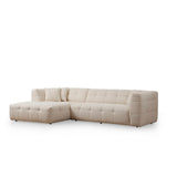 Vaduz Corner (300-150 x 100 x 72 cm) Beige Hörnsoffa Vänster