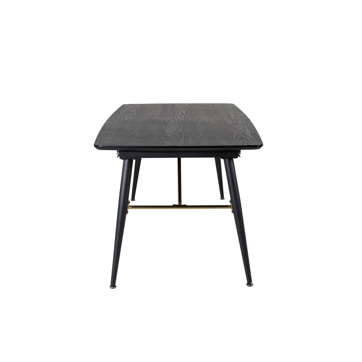 Guld Rektangulärt matbord Svart, 180 x 75 x 85
