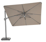 Nexus T2 Frihängande Parasoll 300x300 Anthracite / Havana