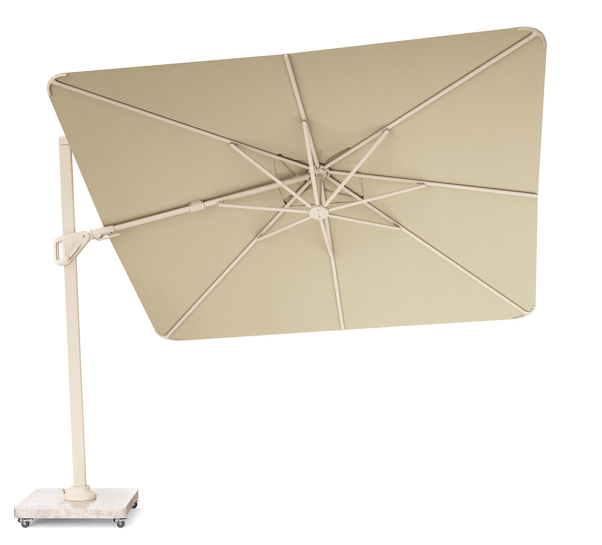 Nexus T2 Frihängande Parasoll 300x300 Sandstone / Champagne