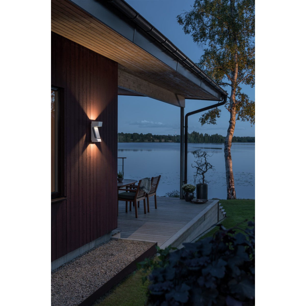Ravenna HP-LED 3x4W Vägglampa Ute Vit