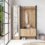 Paramaribo Slim (90 x 180 x 34 cm) Atlantisk furu Hallstativ