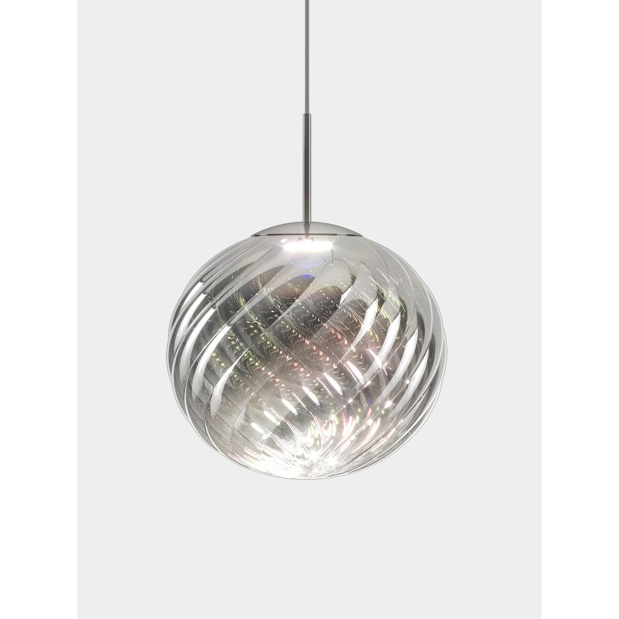 Whirl Pendellampa LED Silver/Dichroic, 45 cm