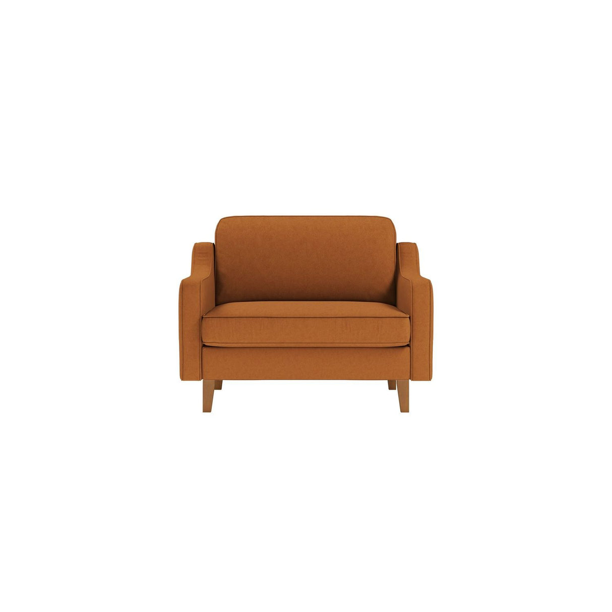Oslo Loveseat (115 x 84 x 87 cm) 1-sitssoffa Karamell valnöt