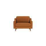 Oslo Loveseat (115 x 84 x 87 cm) 1-sitssoffa Karamell valnöt