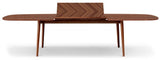 Bow Matbord 85x160-240cm Valnöt