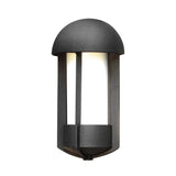Tyr E27 Vägglampa Ute Mattsvart