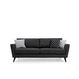 Port Louis 3 Seater (215 x 94 x 88 cm) Mörkgrå 3-sitssoffa