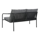 Bendt 2-sits Soffa 138x72 cm Svart/Teddy Ant