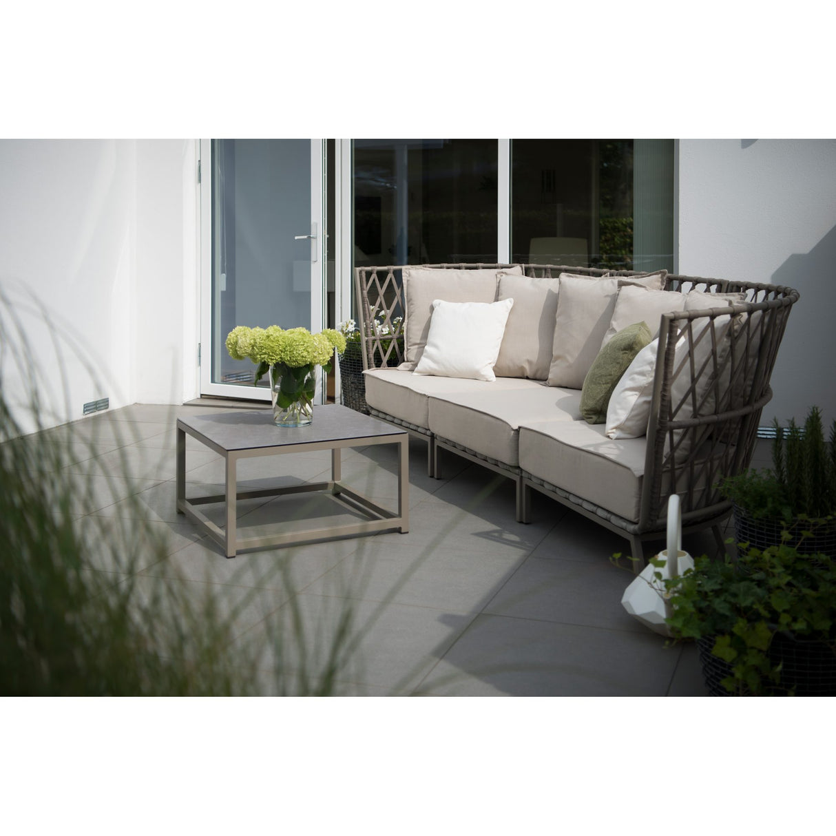 Jet Set Utesoffbord 70 x 70 cm Beige