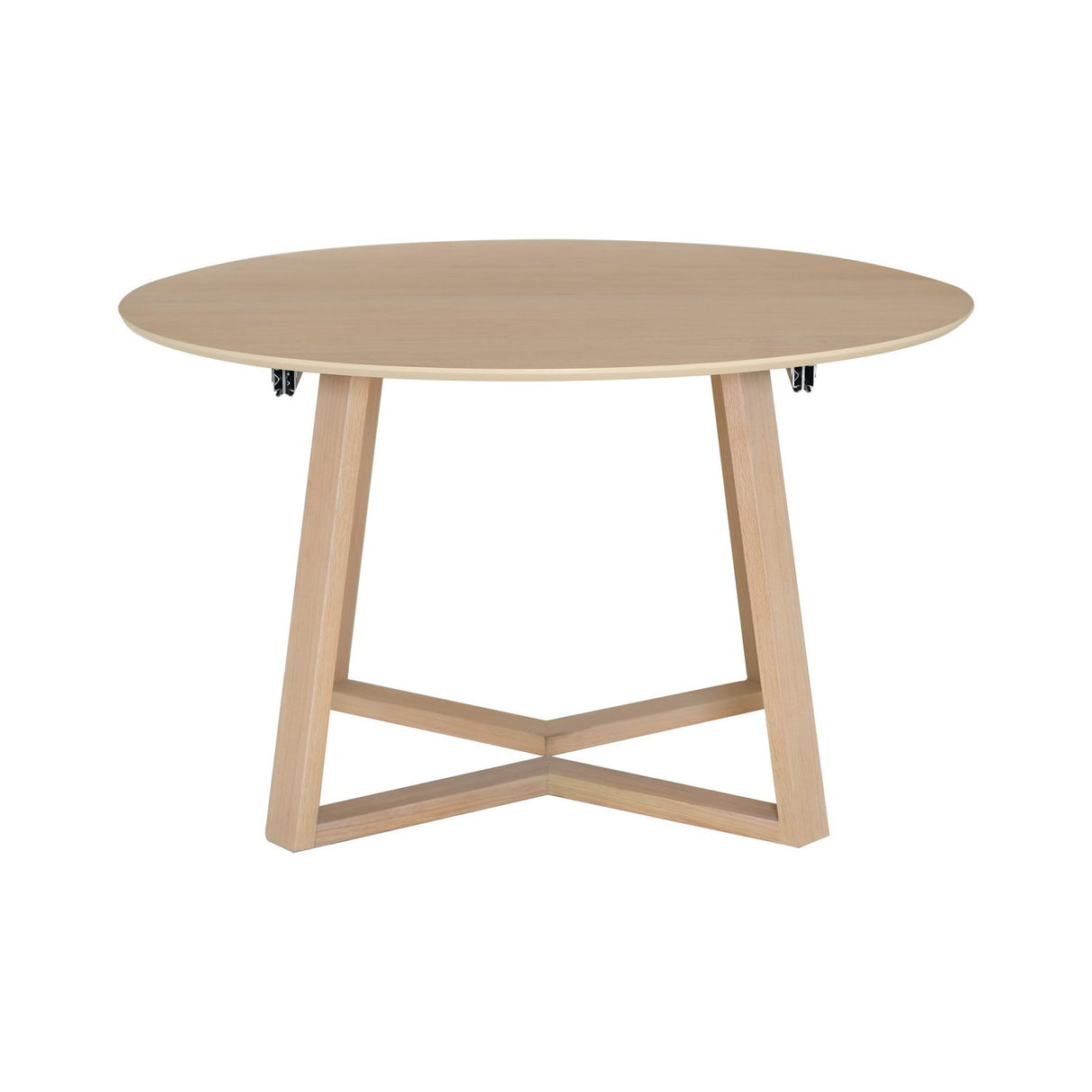 Borås ø130/230 cm Matbord Vitpigmenterad ek