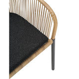 Delta Karmstol Antracit/Teddy Black Natur
