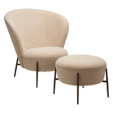 Orbit Loungefåtölj Frosted Almond