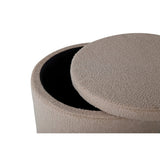Dunken Puff Beige, Polyester teddy