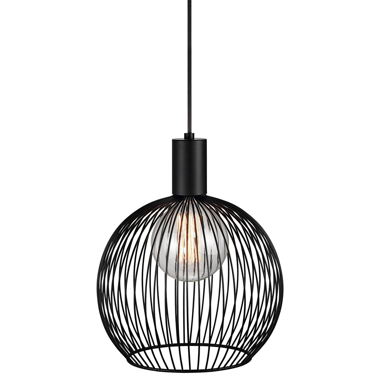 Aver Svart Taklampa 30 cm